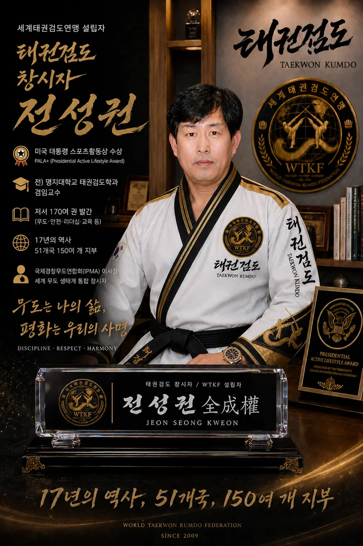 태권검도 창시자 및 디지털 트레이닝 시스템 개발자 전성권
